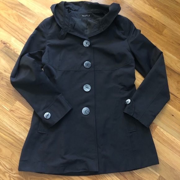 SEARLE Vintage 80’s Walking Jacket Hooded Button Down Jacket - Picture 13 of 15